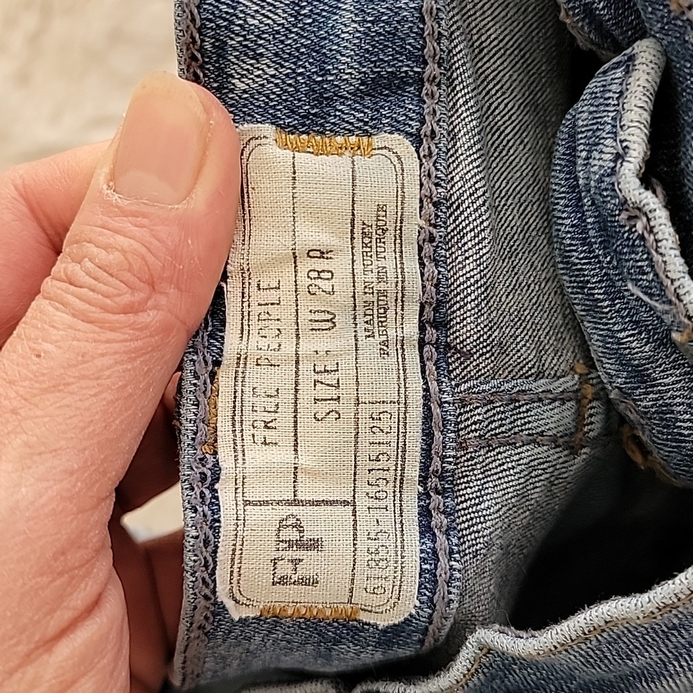 Free People High Rise Jeans sz28 R BinM - Picture 5 of 10